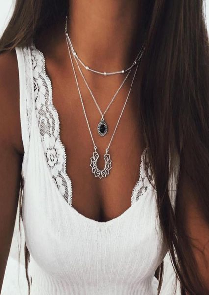 bohemia style women necklace long moon pendant link chain jewelry yellow gold color multilayer trendy necklace collares5788958, Silver
bohemia style women necklace long moon pendant link chain jewelry yellow gold color multilayer trendy necklace collares5788958, Silver
