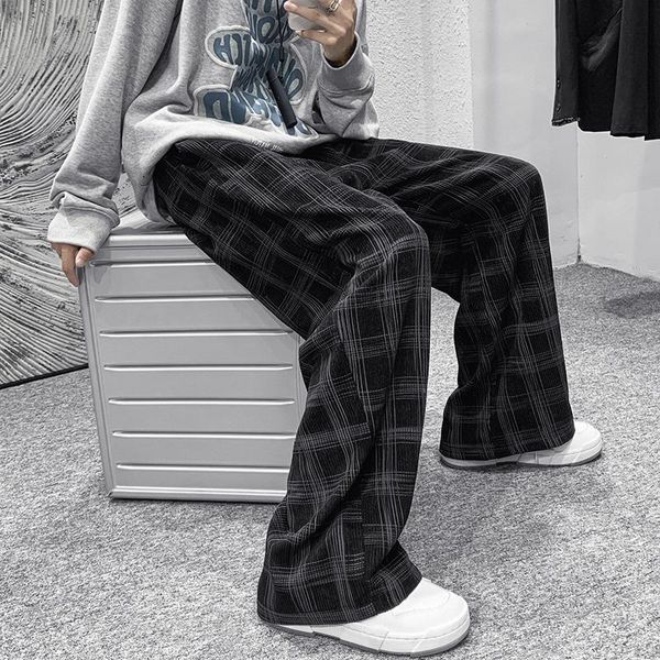 pants autumn corduroy pants men fashion retro casual plaid pants men streetwear hip hop loose straight trousers male large size s5xl, Black
pants autumn corduroy pants men fashion retro casual plaid pants men streetwear hip hop loose straight trousers male large size s5xl, Black