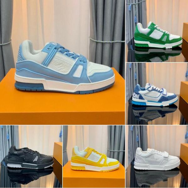 designer skate sneaker virgil casual shoes calfskin leather abloh black white green red blue leather overlays with box size 35-46
designer skate sneaker virgil casual shoes calfskin leather abloh black white green red blue leather overlays with box size 35-46