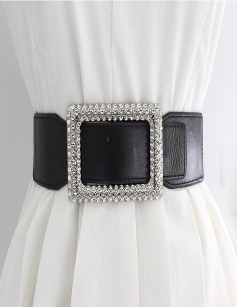 belts fashion elastic leather wide belt for women square rhinestone buckle waist strap corset girdle female waistband9280980, Black;brown
belts fashion elastic leather wide belt for women square rhinestone buckle waist strap corset girdle female waistband9280980, Black;brown