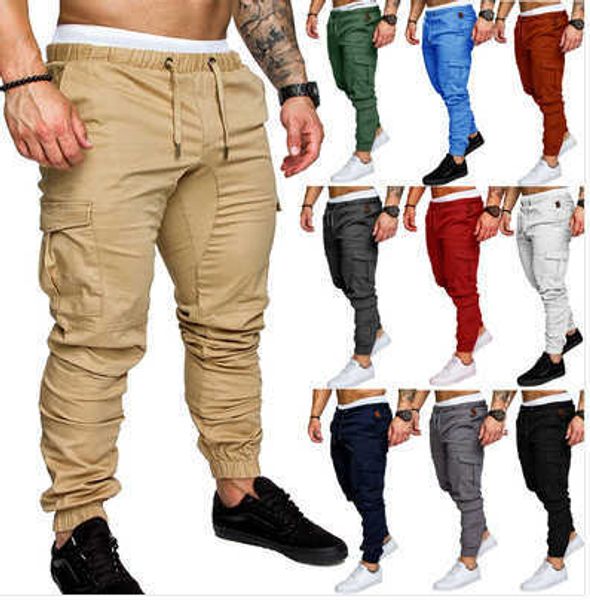 new style work clothes multi pocket pants men's woven fabric casual pants leggings, Black
new style work clothes multi pocket pants men's woven fabric casual pants leggings, Black