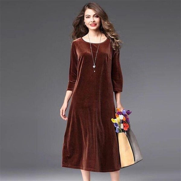 dresses fashion 2023 spring new loose aline velour dress gold winter velvet ladies casual dress autumn basic dress, Black;gray
dresses fashion 2023 spring new loose aline velour dress gold winter velvet ladies casual dress autumn basic dress, Black;gray
