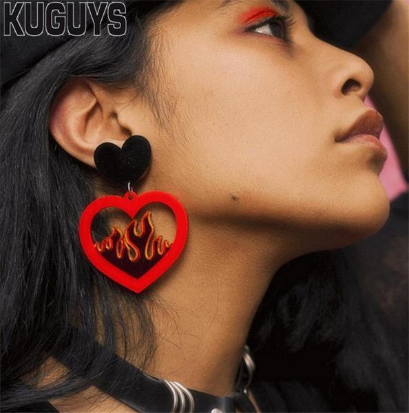 2021 new trendy acrylic flamered heart large earrings for women pendientes flame drop earrings by oorbellen brincos1928077, Silver
2021 new trendy acrylic flamered heart large earrings for women pendientes flame drop earrings by oorbellen brincos1928077, Silver