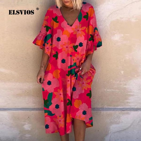 dresses women vintage butterfly half sleeve summer dress elegant v neck loose beach dress female floral print casual party dress vestido, Black;gray
dresses women vintage butterfly half sleeve summer dress elegant v neck loose beach dress female floral print casual party dress vestido, Black;gray