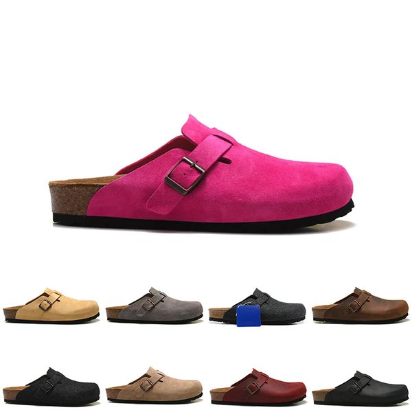 luxury boston clogs slippers famous designer oiled leather bag head pull cork suede autumn winter fashion womens mens luxurys platform casua, Black
luxury boston clogs slippers famous designer oiled leather bag head pull cork suede autumn winter fashion womens mens luxurys platform casua, Black