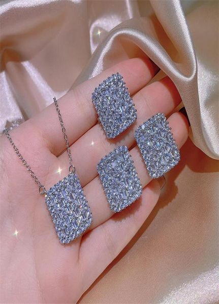 2021 sell luxury wedding jewelry sets 925 sterling silver ins stud earring t princess cut white z cz diamond women band ri7965782, Slivery;golden
2021 sell luxury wedding jewelry sets 925 sterling silver ins stud earring t princess cut white z cz diamond women band ri7965782, Slivery;golden