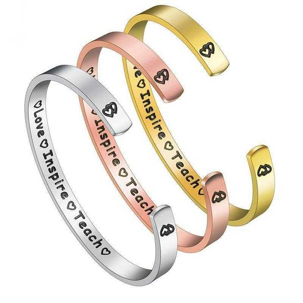 popular c-shaped smooth love inspireteach letter bangle versatile titanium steel lettering bracelet, Black
popular c-shaped smooth love inspireteach letter bangle versatile titanium steel lettering bracelet, Black