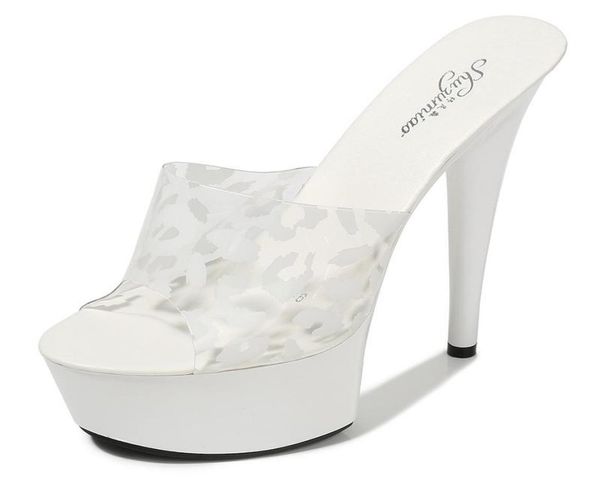 dress shoes women slipper stilettos heels super high 14cm waterproof fishmouth sandals transparent crystal wedding8800785, Black
dress shoes women slipper stilettos heels super high 14cm waterproof fishmouth sandals transparent crystal wedding8800785, Black