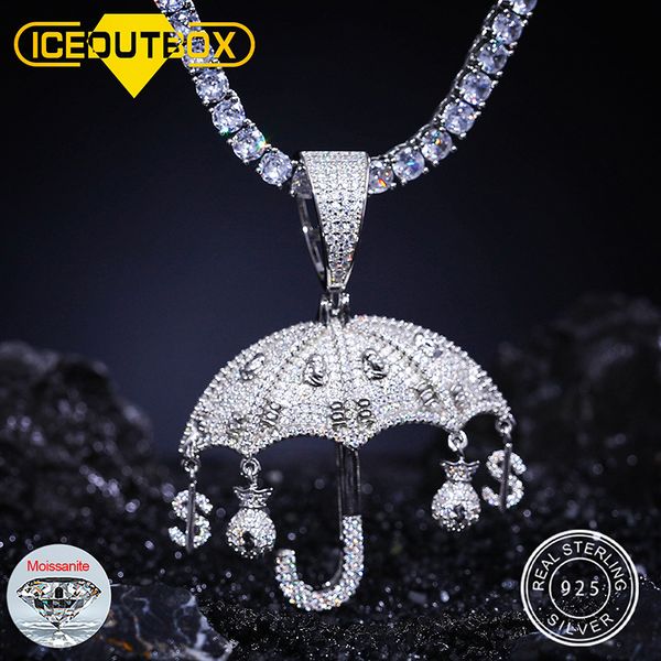 pendant necklaces rich dollar money bag umbrella necklace s925 silver for women men iced out hip hop jewelry accessories gifts 230519
pendant necklaces rich dollar money bag umbrella necklace s925 silver for women men iced out hip hop jewelry accessories gifts 230519