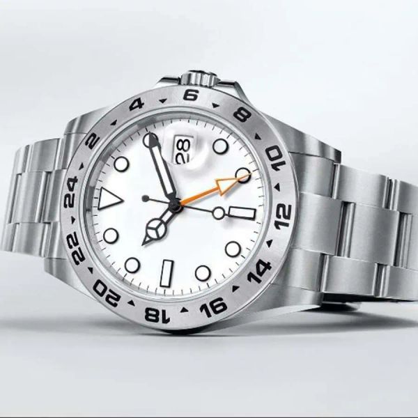 2 color selection 42mm 2813 movement wristwatches with asia 2813 modified explorer white dial black ii men watch watches df81212, Slivery;golden
2 color selection 42mm 2813 movement wristwatches with asia 2813 modified explorer white dial black ii men watch watches df81212, Slivery;golden