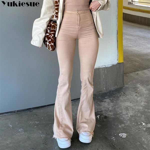 jeans women's skinny flared jeans high waist fashion slim stretch pants 2022 khaki vintage denim trousers streetwear for female, Blue
jeans women's skinny flared jeans high waist fashion slim stretch pants 2022 khaki vintage denim trousers streetwear for female, Blue