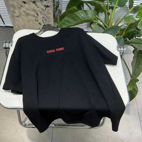 2023 summer new niche c minimalist letter printed round neck loose fitting street short sleeved t-shirt for both men and women, White
2023 summer new niche c minimalist letter printed round neck loose fitting street short sleeved t-shirt for both men and women, White