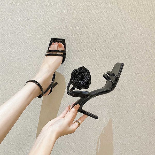 hundred french diamond fairy with sandals za silver summer square headed high heels rhinestone ribbons, Black
hundred french diamond fairy with sandals za silver summer square headed high heels rhinestone ribbons, Black