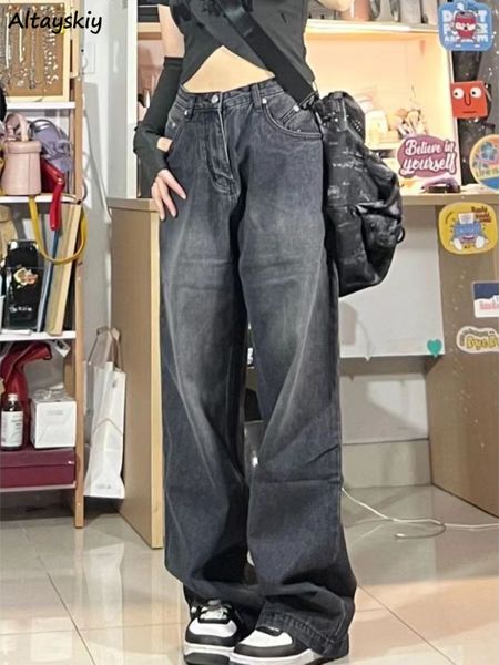 women's jeans basic long jeans women simple streetwear ulzzang all-match leisure distressed washed vintage american denim trousers chic, Blue
women's jeans basic long jeans women simple streetwear ulzzang all-match leisure distressed washed vintage american denim trousers chic, Blue