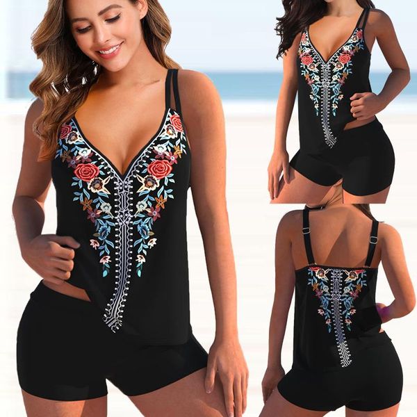 swimwear 2022 women swimsuit ethnic style printed swim tankini monokini female swimwear bathing suit two pieces beachwear, White;black
swimwear 2022 women swimsuit ethnic style printed swim tankini monokini female swimwear bathing suit two pieces beachwear, White;black
