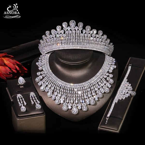 wedding jewelry sets asnora shiny bridal jewelry set wedding cubic zirconia 4 piece necklace ladies crown t0855 230519, Slivery;golden
wedding jewelry sets asnora shiny bridal jewelry set wedding cubic zirconia 4 piece necklace ladies crown t0855 230519, Slivery;golden