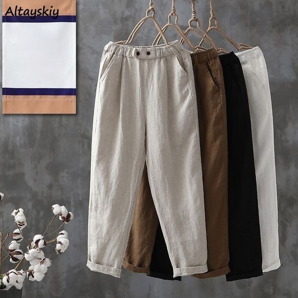 women s pants s celana kasual wanita musim panas katun kancing pinggang elastis panjang pergelangan kaki dasar keren 4xl chic harem peremp, Black;white
women s pants s celana kasual wanita musim panas katun kancing pinggang elastis panjang pergelangan kaki dasar keren 4xl chic harem peremp, Black;white