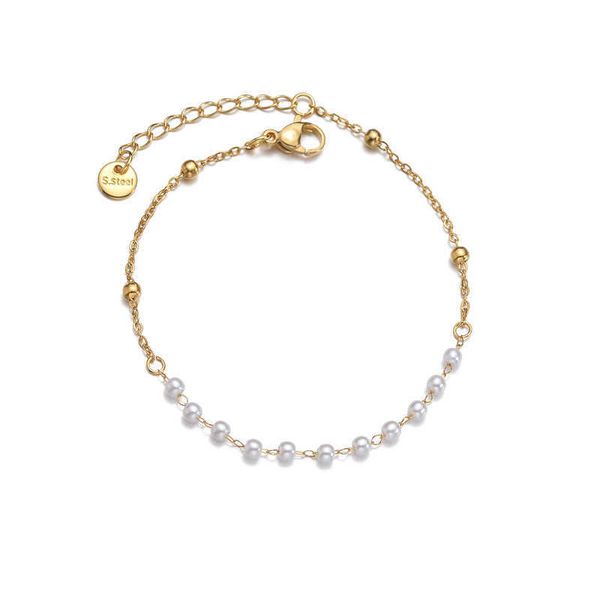 charm bracelets ins niche design sense titanium steel plated 14k gold pearl bracelet for women's fashion light luxury style, Golden;silver
charm bracelets ins niche design sense titanium steel plated 14k gold pearl bracelet for women's fashion light luxury style, Golden;silver