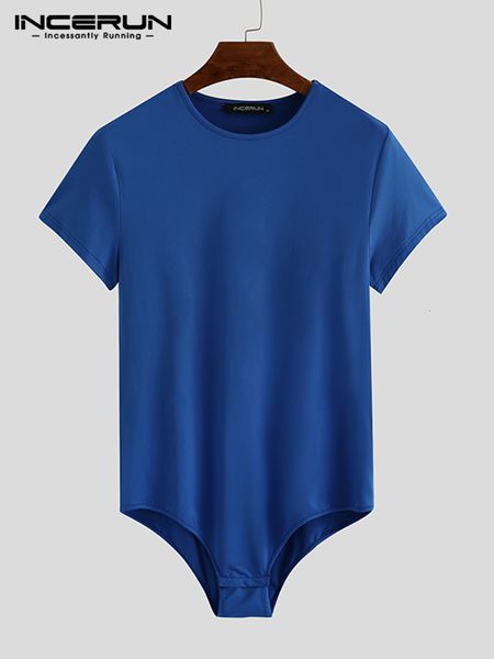 men's sleepwear incerun men bodysuit solid color pajamas breathable short sleeve o-neck rompers underwear fitness men bodysuits s-5xl 2, Black;brown
men's sleepwear incerun men bodysuit solid color pajamas breathable short sleeve o-neck rompers underwear fitness men bodysuits s-5xl 2, Black;brown