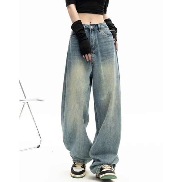 women's jeans vintage women blue jeans high waist gradient american fashion wide leg jean female denim trouser straight baggy denim pan
women's jeans vintage women blue jeans high waist gradient american fashion wide leg jean female denim trouser straight baggy denim pan