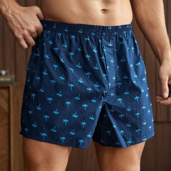 new men's home pants woven printing fashion arro pants loose and breathable large four corner underpants, White;black
new men's home pants woven printing fashion arro pants loose and breathable large four corner underpants, White;black