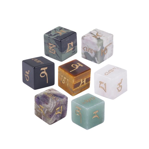carve manjushri bodhisattva mantra crystal dice loose gemstones jewelry buddhism collection crafts natural stone d6 dice ornaments support c, Black
carve manjushri bodhisattva mantra crystal dice loose gemstones jewelry buddhism collection crafts natural stone d6 dice ornaments support c, Black