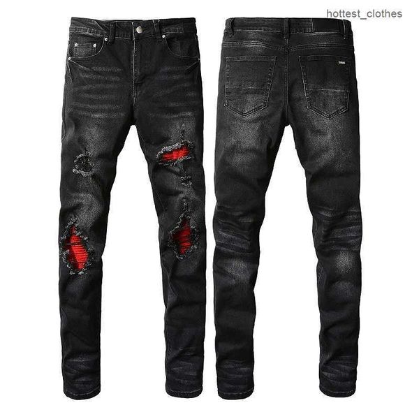 fashion brand am design mens jeans pencil pants amr black red trousers streetwear zipper pocket striped patch hole jean for men stretch slim, Blue
fashion brand am design mens jeans pencil pants amr black red trousers streetwear zipper pocket striped patch hole jean for men stretch slim, Blue