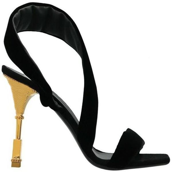 stiletto heel sandals womens shoes fashion soft cashmere nubuck leather women shoe luxury designer 9.5cm high heeled open toe ladies sandal, Black
stiletto heel sandals womens shoes fashion soft cashmere nubuck leather women shoe luxury designer 9.5cm high heeled open toe ladies sandal, Black