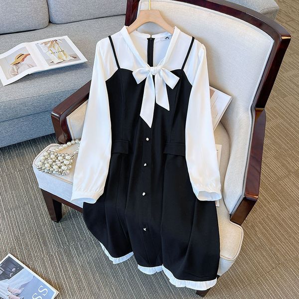 plus size dresses 150kg size women bust 150cm spring summer loose long-sleeved dress black 5xl 6xl 7xl 8xl 9xl 230518
plus size dresses 150kg size women bust 150cm spring summer loose long-sleeved dress black 5xl 6xl 7xl 8xl 9xl 230518