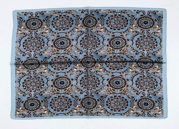 scarves 100 silk scarf man women vintage ethnic tribal style flower kerchief 53 53cm5389035, Blue;gray
scarves 100 silk scarf man women vintage ethnic tribal style flower kerchief 53 53cm5389035, Blue;gray