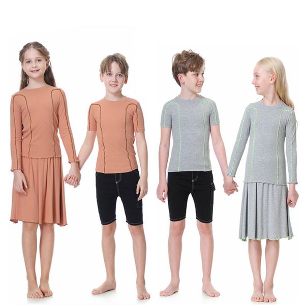 tshirts kids girls boys spring sumer ribbed strechy with skirt cotton casual family matching set romper clothing 230519, Blue
tshirts kids girls boys spring sumer ribbed strechy with skirt cotton casual family matching set romper clothing 230519, Blue