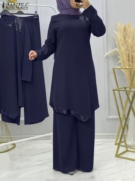 dress zanzea fashion elegant dubai turkey tracksuit women muslim vintage suit long sleeve bead splicing blouse wide leg pant ramadan, White
dress zanzea fashion elegant dubai turkey tracksuit women muslim vintage suit long sleeve bead splicing blouse wide leg pant ramadan, White