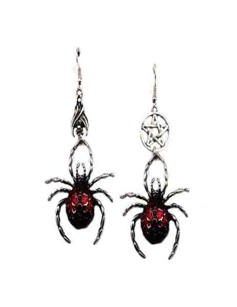 red spider dangle earrings for women men punk bat stars halloween drop earring gift ancient silver color whole jewelry3985786
red spider dangle earrings for women men punk bat stars halloween drop earring gift ancient silver color whole jewelry3985786