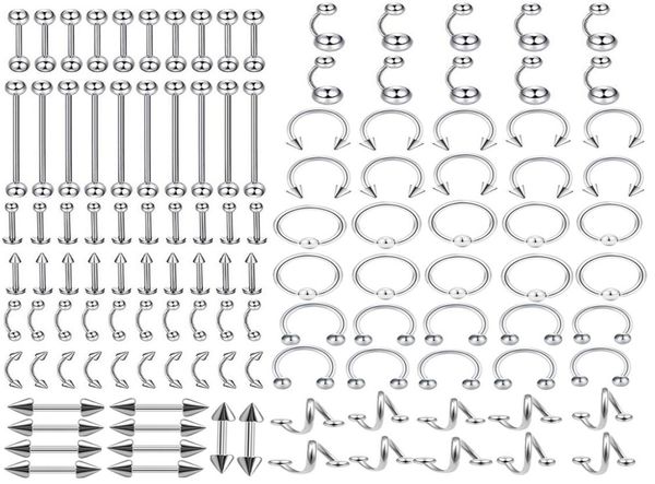 qiamni 120pcslot titanium nose lip ear cartilage tragus eyebrow rings captive bead ring piercing body jewelry8384819, Silver
qiamni 120pcslot titanium nose lip ear cartilage tragus eyebrow rings captive bead ring piercing body jewelry8384819, Silver