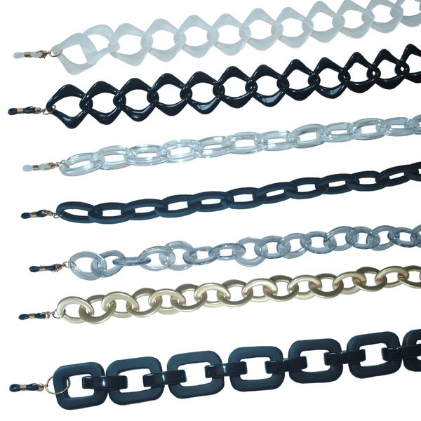black grey transparent big link acrylic sunglass chain in oval or square shape
black grey transparent big link acrylic sunglass chain in oval or square shape