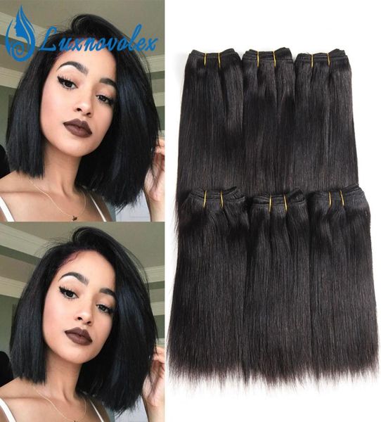 straight brazilian hair 6 bundles body wave deep wave kinky curly short human hair weave bundles human hair extensions 8 inch 50g6002657, Black
straight brazilian hair 6 bundles body wave deep wave kinky curly short human hair weave bundles human hair extensions 8 inch 50g6002657, Black