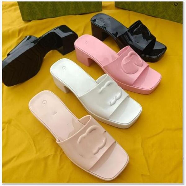 2023 women sandals high heels rubber slide sandal platform slipper chunky 2.4"heel height shoes summer embossed flip flops size36-41 g6, Black
2023 women sandals high heels rubber slide sandal platform slipper chunky 2.4"heel height shoes summer embossed flip flops size36-41 g6, Black