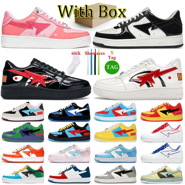 designer casual shoes shark sk8 low baped patent leather black white blue camouflage skateboarding jogging men women sports sneakers trainer
designer casual shoes shark sk8 low baped patent leather black white blue camouflage skateboarding jogging men women sports sneakers trainer