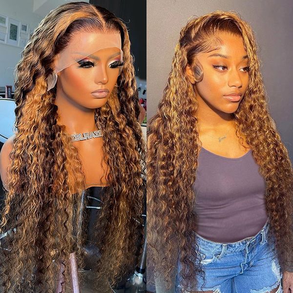 Honey Brazilian13x4 Blonde Deep Wave Frontal Wig Hd Lace Front Simulation Human Hair Wigs 40Inch Highlight Ombre Curly Wig For Black Women s, Wig cap
Honey Brazilian13x4 Blonde Deep Wave Frontal Wig Hd Lace Front Simulation Human Hair Wigs 40Inch Highlight Ombre Curly Wig For Black Women s, Wig cap