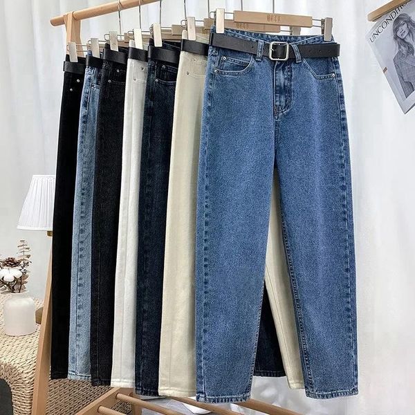 women's jeans mom jeans woman plus size loose high waist denim pants bf style straight jeans washed cotton harem pants jean for women 2, Blue
women's jeans mom jeans woman plus size loose high waist denim pants bf style straight jeans washed cotton harem pants jean for women 2, Blue