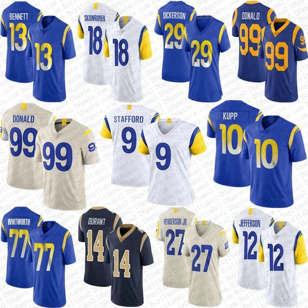 99 aaron donald cooper kupp custom football jersey matthew stafford rams cam akers stetson bennett van jefferson tyler higbee puka nacua zac, Black;red
99 aaron donald cooper kupp custom football jersey matthew stafford rams cam akers stetson bennett van jefferson tyler higbee puka nacua zac, Black;red