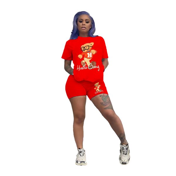 plus sizes womens summer tracksuits casual outfits two piece set designer printed o-neck short sleeve t shirt shorts jogging suits s-5xl, Gray
plus sizes womens summer tracksuits casual outfits two piece set designer printed o-neck short sleeve t shirt shorts jogging suits s-5xl, Gray
