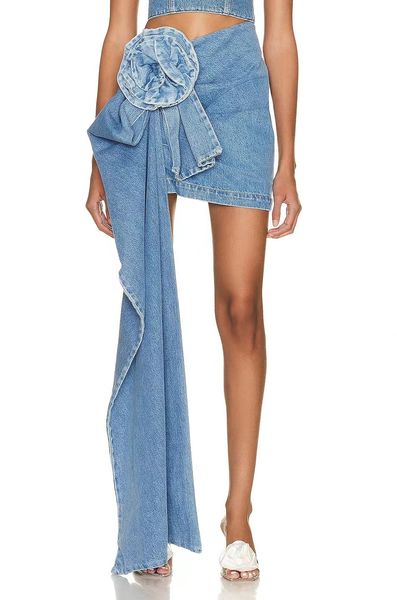 skirts 2023 summer fashion new solid 3d three-dimensional flower denim skirt asymmetrical straight mini skirts female tide, Black
skirts 2023 summer fashion new solid 3d three-dimensional flower denim skirt asymmetrical straight mini skirts female tide, Black