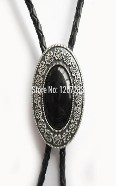 original silver plated small size vintage black obsidian stone oval bolo tie neck tie leather necklace7588012, Black;blue
original silver plated small size vintage black obsidian stone oval bolo tie neck tie leather necklace7588012, Black;blue