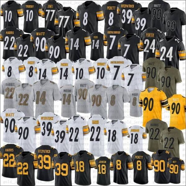t.j. watt football jersey joey porter jr kenny pickett najee harris trubisky george pickens fitzpatrick johnson roethlisberger polamalu heyw, Black;red
t.j. watt football jersey joey porter jr kenny pickett najee harris trubisky george pickens fitzpatrick johnson roethlisberger polamalu heyw, Black;red
