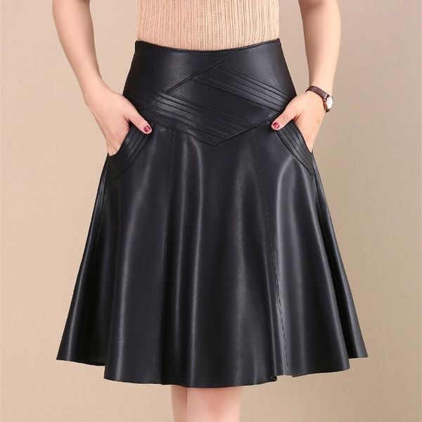 skirts spring autumn pu leather skirt leather skirt pleated skirt high waist women a- line skirt leather skirt faldas jupe 230519, Black
skirts spring autumn pu leather skirt leather skirt pleated skirt high waist women a- line skirt leather skirt faldas jupe 230519, Black