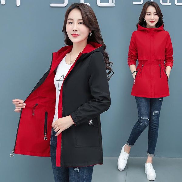 raincoats spring autumn jacket women's loose coat 2022 new doublesided wear trench coat midlength windbreaker 5xl women's top, Black
raincoats spring autumn jacket women's loose coat 2022 new doublesided wear trench coat midlength windbreaker 5xl women's top, Black