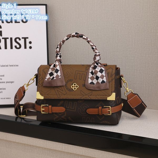 Fashionable womens shoulder bag 3 colors classic retro belt contrast portable coin purse street popular printed backpack elegant ribbon handbag, Brown
Fashionable womens shoulder bag 3 colors classic retro belt contrast portable coin purse street popular printed backpack elegant ribbon handbag, Brown