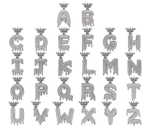 26 english initial crown pendant necklaces bling jewelry zircon 18k gold letter diamond pendants hip hop necklace for women men st6357847, Silver
26 english initial crown pendant necklaces bling jewelry zircon 18k gold letter diamond pendants hip hop necklace for women men st6357847, Silver