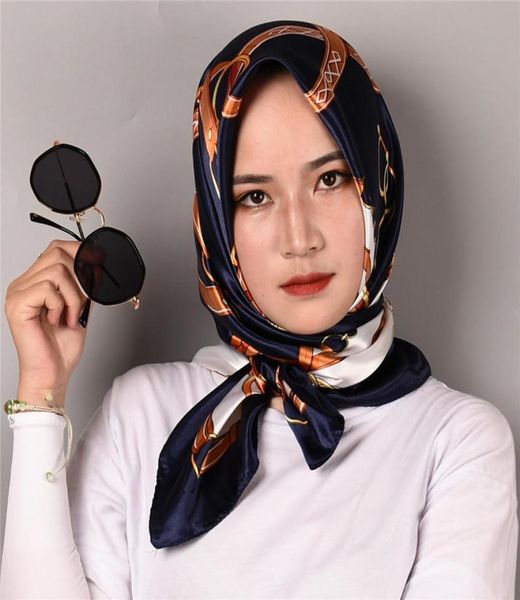 scarves women silk scarf fashion flower print square head lady shawls foulard satin hijab 9090cm3931739, Blue;gray
scarves women silk scarf fashion flower print square head lady shawls foulard satin hijab 9090cm3931739, Blue;gray